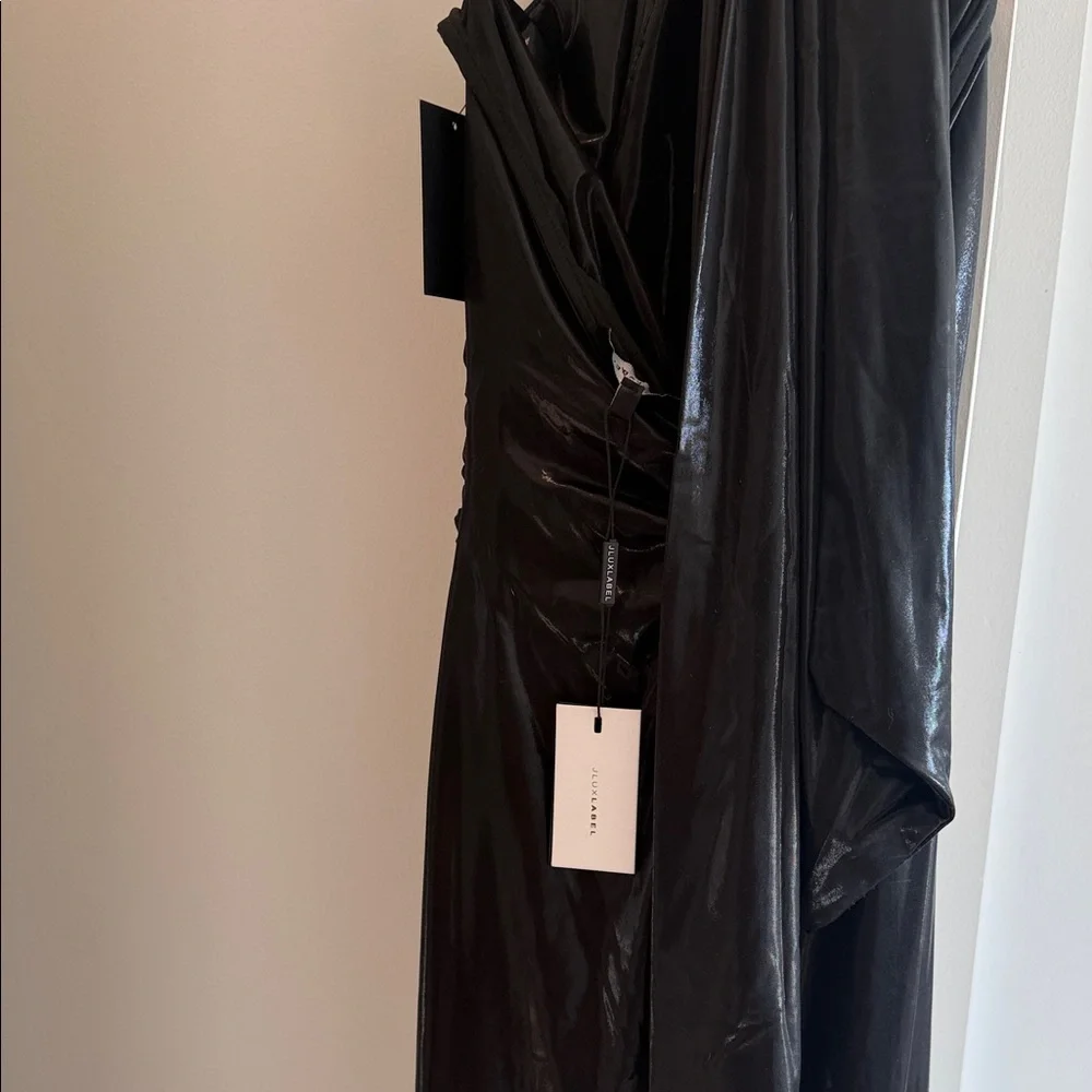 JLUXLABEL Black Bryanna Metallic Maxi Dress - Picture 5 of 6